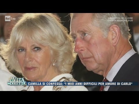 Camilla racconta la vita  vissuta per amore di Carlo - La Vita in Diretta 30/05/2017