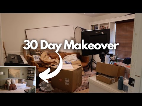 DIY EXTREME OFFICE MAKEOVER //30-Day Dream Office Makeover On A Budget // Office Makeover Ideas