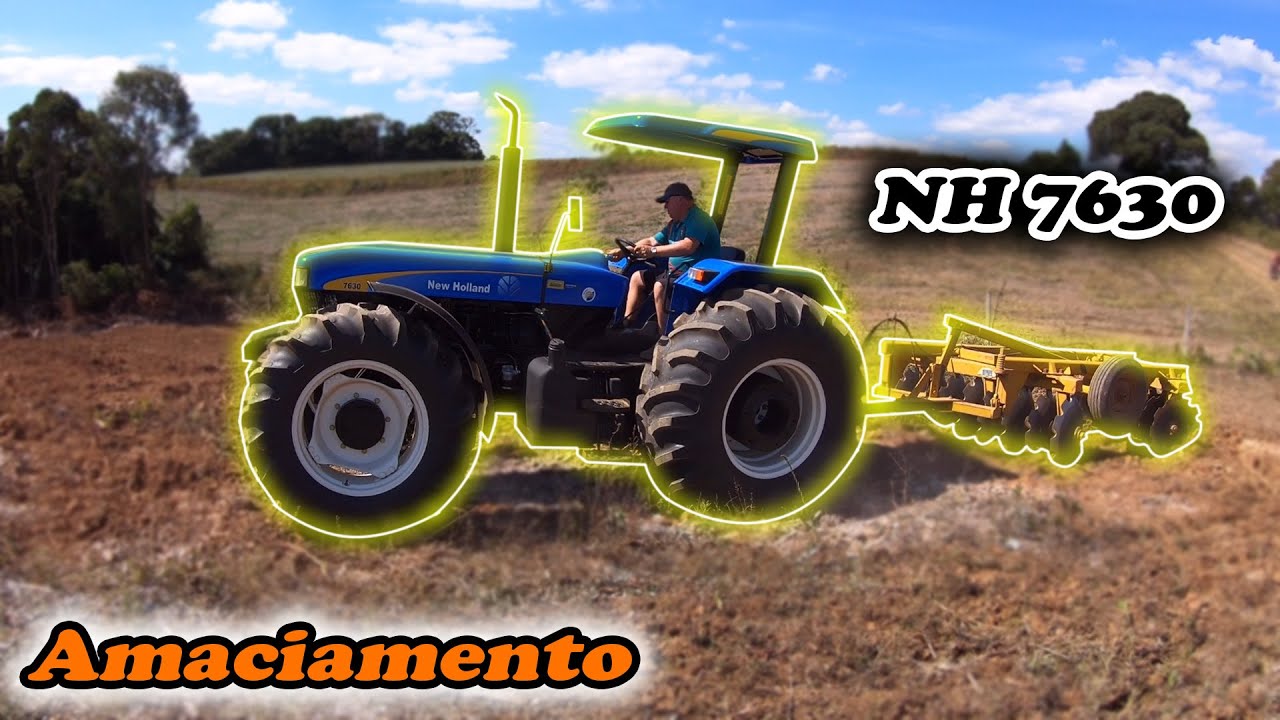 AMACIANDO O MOTOR DO NOSSO NOVO TRATOR!!!