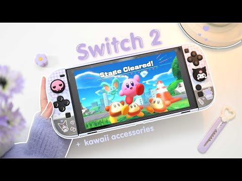 Nintendo Switch 2 ästhetisches Unboxing🍄 viele süße Accessoires + Gameplay⋆˚✿˖° Mario Kart World