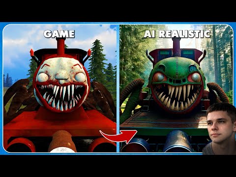 CHOO CHOO CHARLES | Game vs AI Realistic Version | Monster Voice Challenge