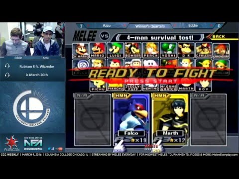 CCC Weekly [3/9/16] - Azzu (Falco) vs. Eddie (Marth) - Winner's Quarters