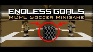 ENDLESS GOALS!! [MCPE Soccer!] (W/ Pocket & Friends)