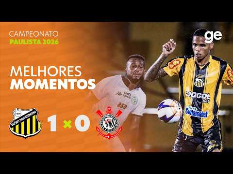NOVORIZONTINO 1 X 0 CORINTHIANS | MELHORES MOMENTOS | CAMPEONATO PAULISTA 2026 | ge.globo