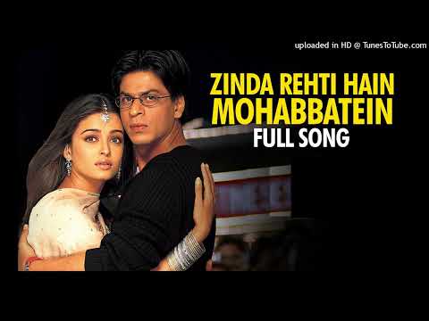 Zinda Rehti Hain Mohabbatein | Mohabbatein | Shah Rukh Khan, Aishwarya Rai | Lata  @musicguldasta
