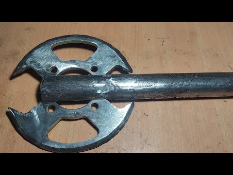 Tools -Create A Beautiful Axsis From Bike chain sprocket / diy making / new idea @JMWfabrication