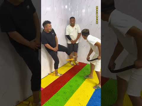 Screaming Chicken Blindfolded Beating Challenge, here comes the shiatsu board! (Part 2)