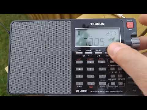 Vatican Radio, Sept 07 2017 0205 0208 UTC on Tecsun PL880