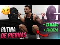Rutina PIERNAS COMPLETAS Para + TAMAÑO Y + FUERZA