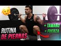 Rutina PIERNAS COMPLETAS Para + TAMAÑO Y + FUERZA