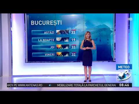 Prognoza meteo pentru 22 august: O zi caniculară, dar e posibil să cadă și grindină