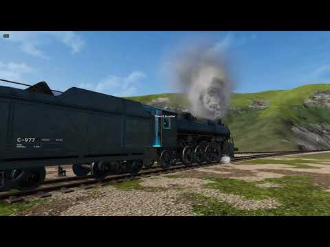 Derail Valley - SH-282 - Steam Train Food Factory to Harbour Town - FullFruntall