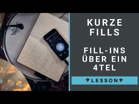 Kurze Fills – Lerne kurze Fill-Ins zu spielen