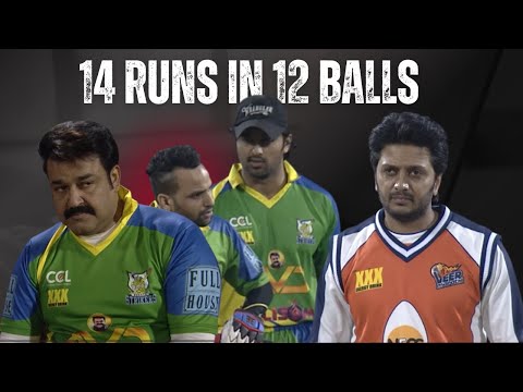14 Runs in 12 Balls | A Thrilling Finish | Kerala Strikers vs Veer Marathi | CCL