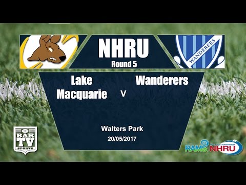 2017 NHRU Round 5 Premier 1 - Lake Macquarie V Wanderers