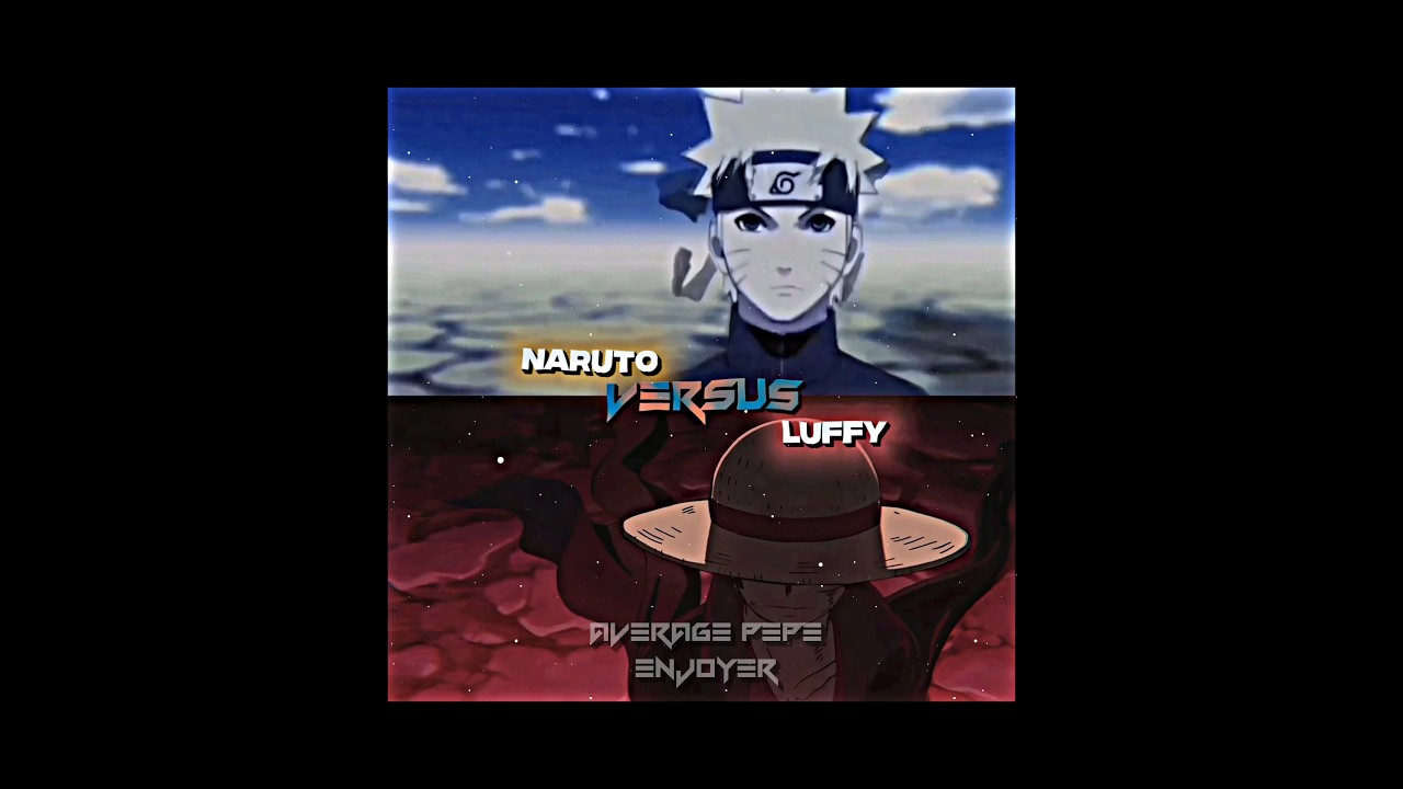 Naruto (Base) Vs Luffy (Base) [Edit] || #shorts #naruto #onepiece