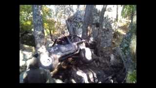 preview picture of video 'Lions Den in the Black Mountains near Putney KY a jeep rock crawling #3 10-25-13'