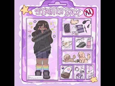 🌸: My Starter pack :D #foryou #edit #art #digitalartist #shorts #trend #starterpack