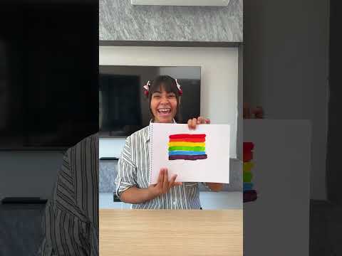 How do you draw a rainbow ? 😱🌈