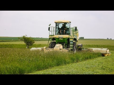 Neuer KRONE BiG M 450 im Einsatz | 1. SCHNITT 2018 | Lohnunternehmen Wagner Kollerhof