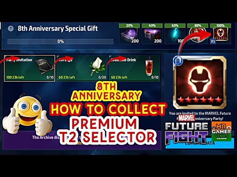 🤔HOW to COLLECT 👉 PREMIUM t2 SELECTOR in Marvel future fight Mr GAMER VINES Hindi👍
