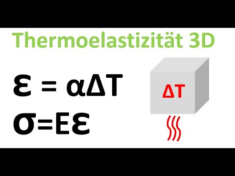 Thermoelastizität | Berechnung Temperaturdehnung & Temperaturspannung| Technische Mechanik