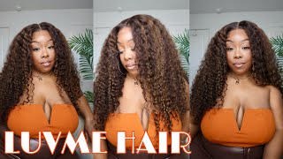 Transform Your Look in Minutes! 💛 Stunning Honey Blonde Highlight Wig by LUVME  Hair! Parting Max