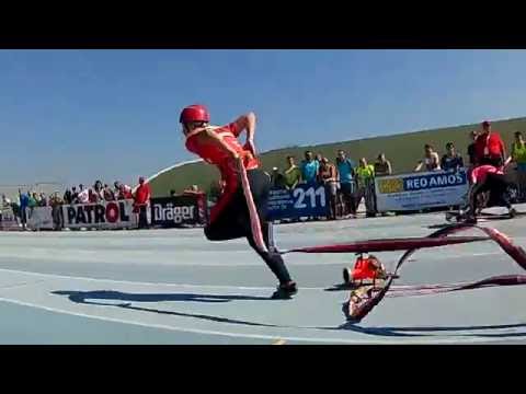 MČR PS Brno 2016 - 100 m př. - Adéla BOUKALOVÁ (SDH Slatiny) 2. pokus