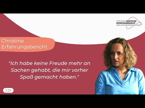 Beginn der Depression - Erfahrungsbericht