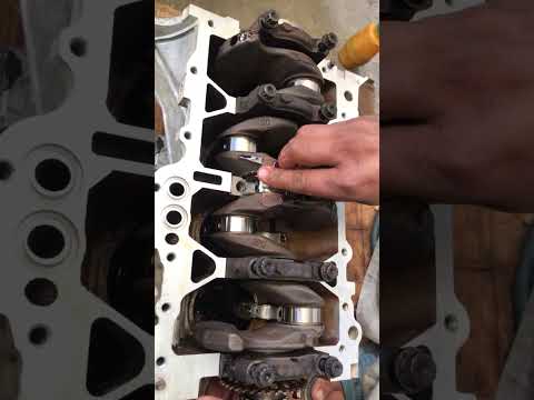 How to install #engine Crankshaft thrust bearing
