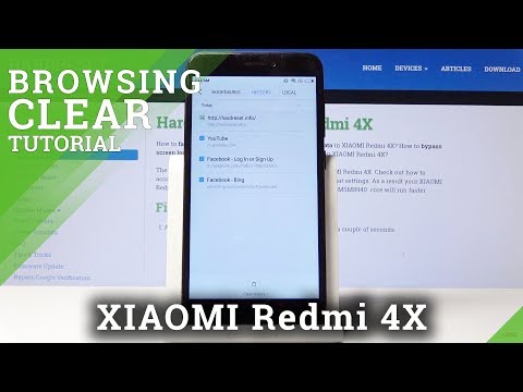 How to Erase Browsing History in XIAOMI Redmi 4X - Clear Browsing Data