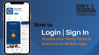 How to Login Navy Federal | Sign In - Navy Federal App