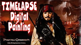 Time Lapse Digital Painting Pirates of the Caribbean (My first one)