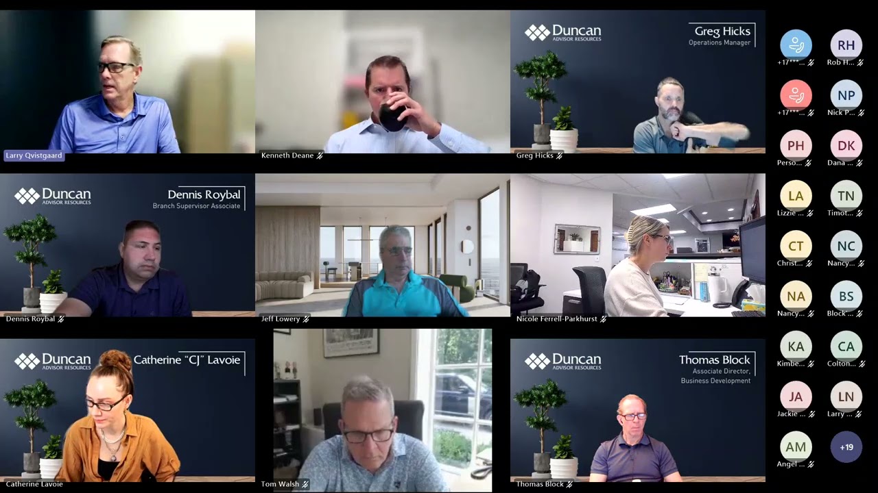 07/22/26 Compliance: Changes to Product Concentration Guidelines, New MFA Requirements for Electronic Signatures and Understanding Risks and Controls; Business: Client Protection Resources, July 30th Webinar - CIR New Advisor Managed Account Solution, Ignite Conference Credit Email; Presentation: ACM with Ken