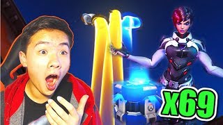 OPENING 69 RETRIBUTION LOOT BOXES + ALL LEGENDARIES UNLOCKED! | Overwatch NEW EVENT w/ Lexi!
