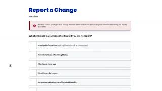 kynect benefits Micro Video: How to Report a Change to Your Information