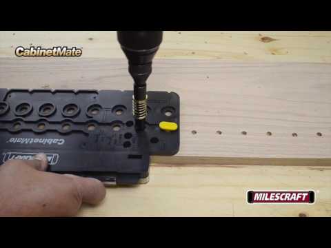 Milescraft 1316 CabinetMate - How to Create Shelf Pins