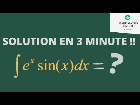 Intégration par parties en  3 minutes. Méthode DI  ( astuce 2 ). Partie 2