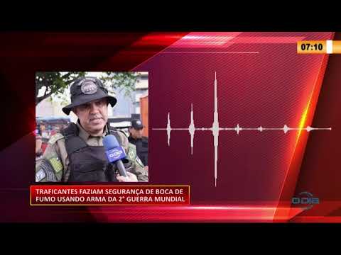 Traficantes faziam segurança de boca de fumo usando arma da 2ª guerra mundial 16 07 20