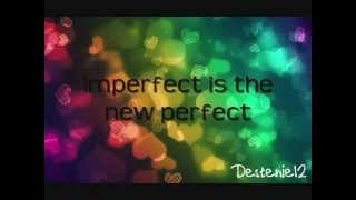 Caitlin Crosby - Imperfect Is The New Perfect (With Lyrics On Screen)