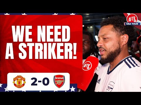 WE NEED A STRIKER! | Arsenal 0-2 Man United (Troopz)