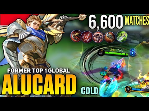 Shutdown All Enemies, 6600 Matches | Former Top 1 Global Alucard Gameplay Best Build By Cold - MLBB