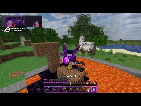 BastiGHG Zeigt wie man Nether Portal gießt