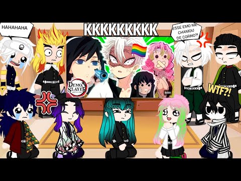 Hashiras react A PIOR REUNIÃO HASHIRA 😂❤️ TREINAMENTO DOS HASHIRAS PARÓDIA