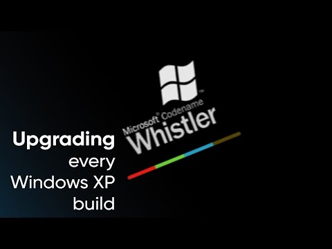 Upgrading every Windows XP build (Whistler 2202 - Windows XP build 2600) - WinXP Upgrade Timelapse