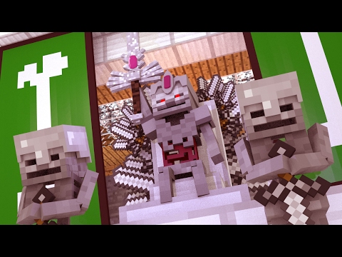 Insane Showdown: Skeleton King vs Herobrine | Minecraft Mod!