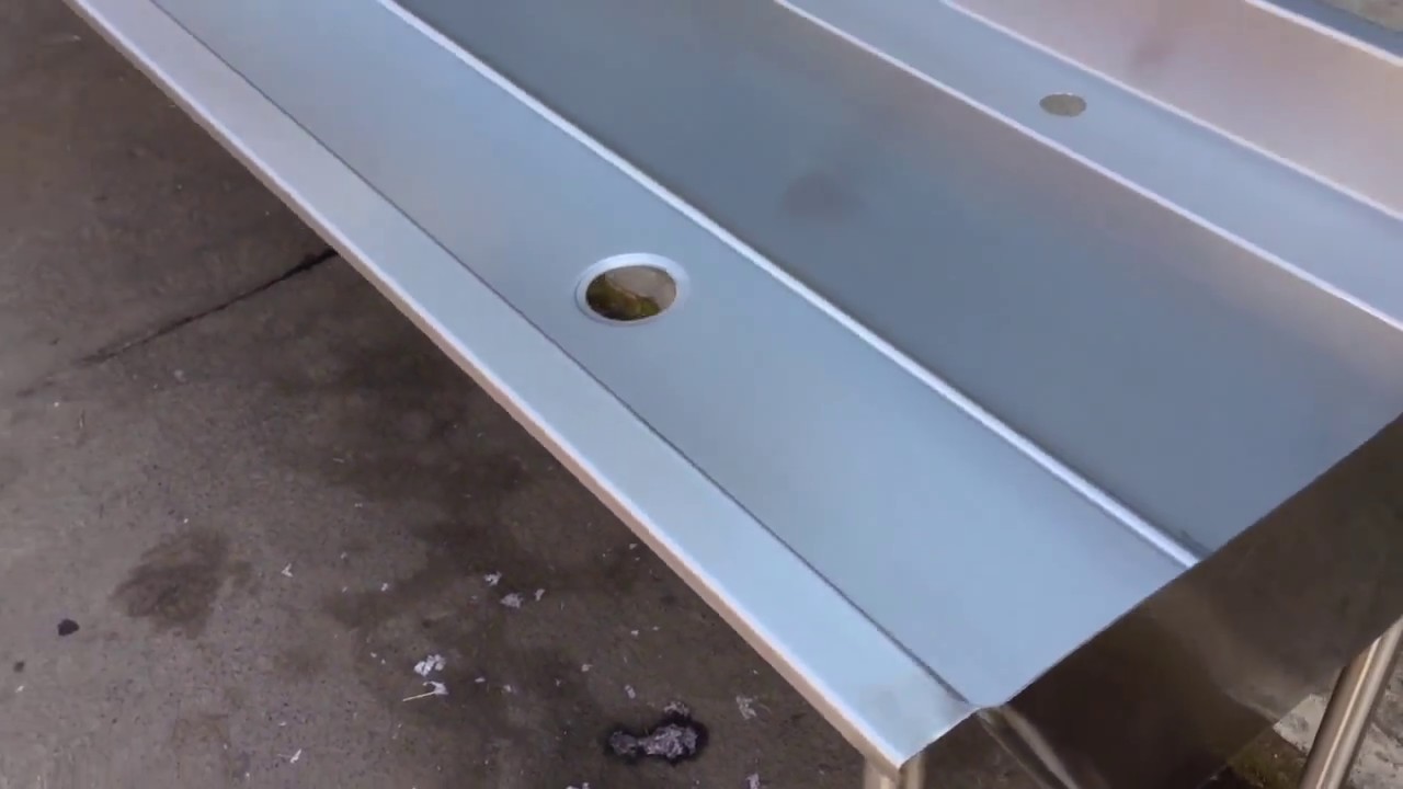 Lavamanos en acero inoxidable