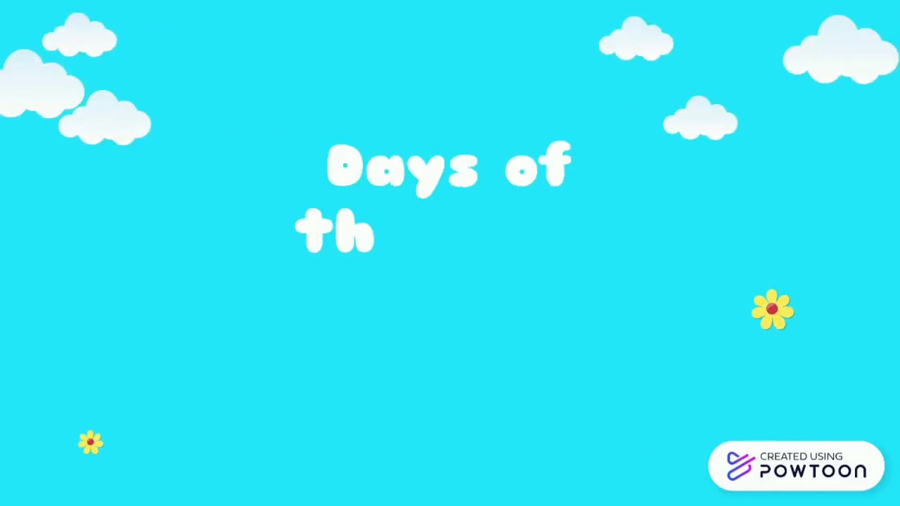 Days of the Week - Printable Flashcards