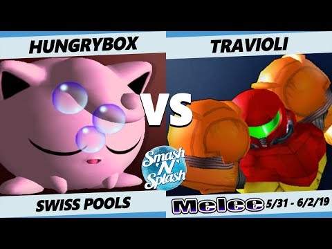 SNS5 SSBM - Liquid'Hungrybox (Jigglypuff) Vs. Travioli (Samus) Smash Melee Tournament Pools