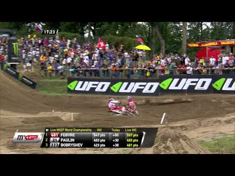 Gautier Paulin passes Christophe Charlier MXGP of Lombardia 2015